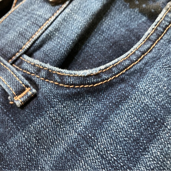 Current/Elliott Rolled Skinny Loved Tux Black Lace Jeans Size 26 - Picture 10 of 10